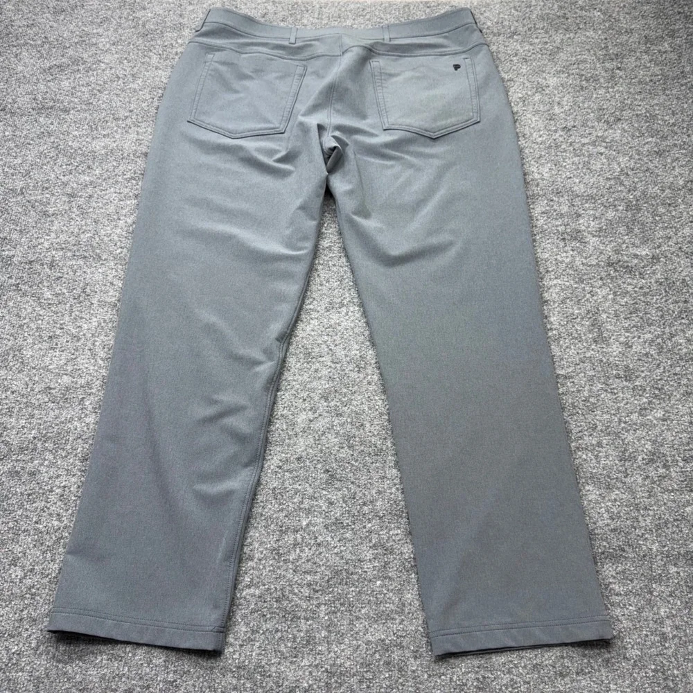 Public Rec Mens All Day Every Day 5-Pocket Straight Pants Grey 38x32 Stretch